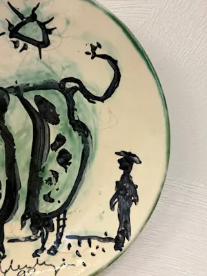 Kees Salentijn - sculptuur, Toro Viejo - 29 cm - Keramiek - 1998 kopen? Bied vanaf 300!