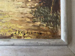 Jan Kelderman - Polderlandschap kopen? Bied vanaf 60!