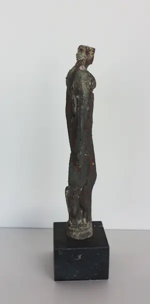 Andre Vranken - Bronzen beeld, Staand figuur / Messina + boek! kopen? Bied vanaf 100!