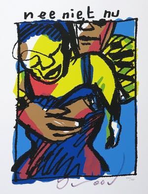 Herman Brood - Zeefdruk, Nee niet nu kopen? Bied vanaf 120!