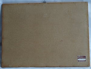Niet of onleesbaar gesigneerd - 2 Oude ingelijste gouaches (?) op papier , Vlinders kopen? Bied vanaf 1!