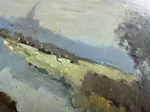 Piet de Regt - Landschap met kerktoren kopen? Bied vanaf 50!