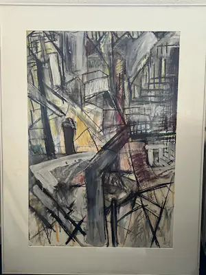 Auke Eijgelaar - Modern abstract kopen? Bied vanaf 50!