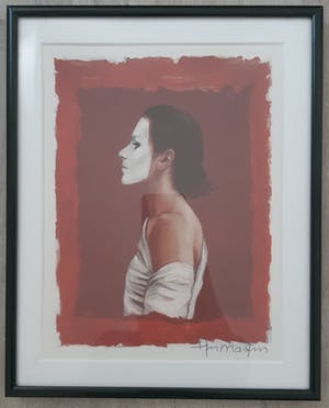 Ans Markus - Zelfportret met wit masker kopen? Bied vanaf 80!