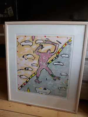 Dominique Chan - Zeefdruk, Titel, Borderline . kopen? Bied vanaf 40!