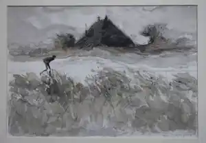 Mart Kempers - Schaatser op natuur ijs in de polder verkauft für € 150!