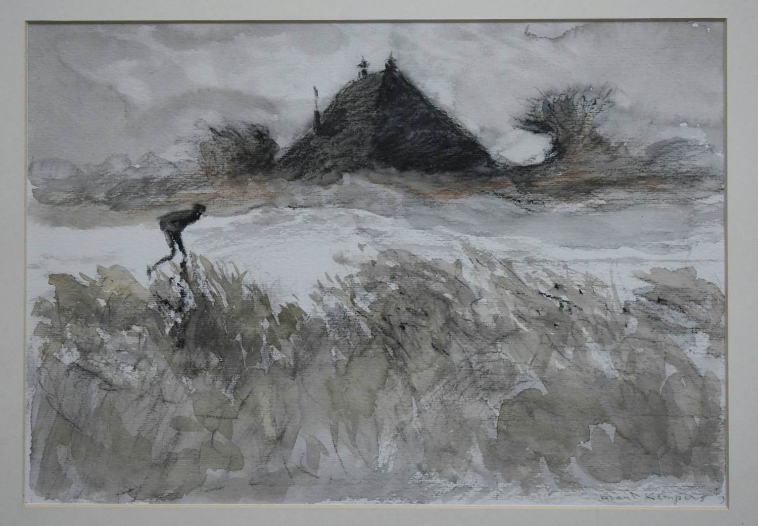 Mart Kempers - Schaatser op natuur ijs in de polder kopen? Bied vanaf 150!