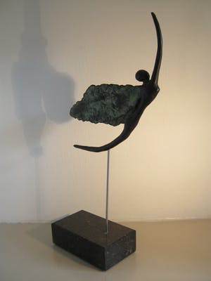 Brons (Onbekend) - Zwaar brons sculptuur van een Engel kopen? Bied vanaf 150!