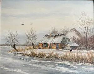 Cor Quax - Winterlandschap kopen? Bied vanaf 130!