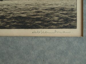 Albert Hemelman - Ets, Het IJ in Amsterdam met het schip “Albertina” kopen? Bied vanaf 35!