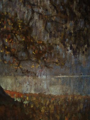 Niet of onleesbaar gesigneerd - Belgisch Impressionistisch-Luministisch olieverf "Ochtend in het Park" kopen? Bied vanaf 10!