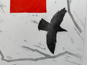 AcheterHarrie Gerritz - kleurenets - 'Vogels en alarm' - 1985? Enchérissez de 75!