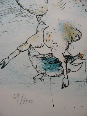 Bele Bachem - " MUSENRITT " 1974 signiert kopen? Bied vanaf 100!