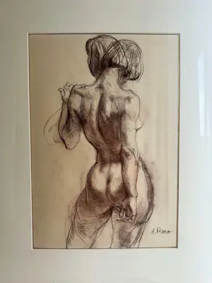 Alexander Repka - Rugaanzicht van een vrouw in beweging kopen? Bied vanaf 100!