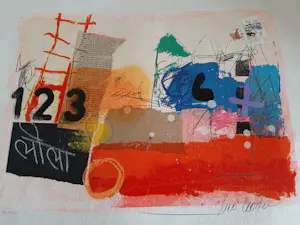 Theo Koster - Zeefdruk, collage 123 kopen? Bied vanaf 35!