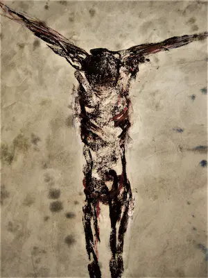 Anton Voorzanger - Fraaie en grote impressionistisch Gouache - Corpus Christi - gesigneerd kopen? Bied vanaf 28!