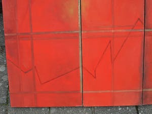 Annie Schoterman - 4-Luik , Ecce Homo – Olieverf op doek – 1997 kopen? Bied vanaf 90!