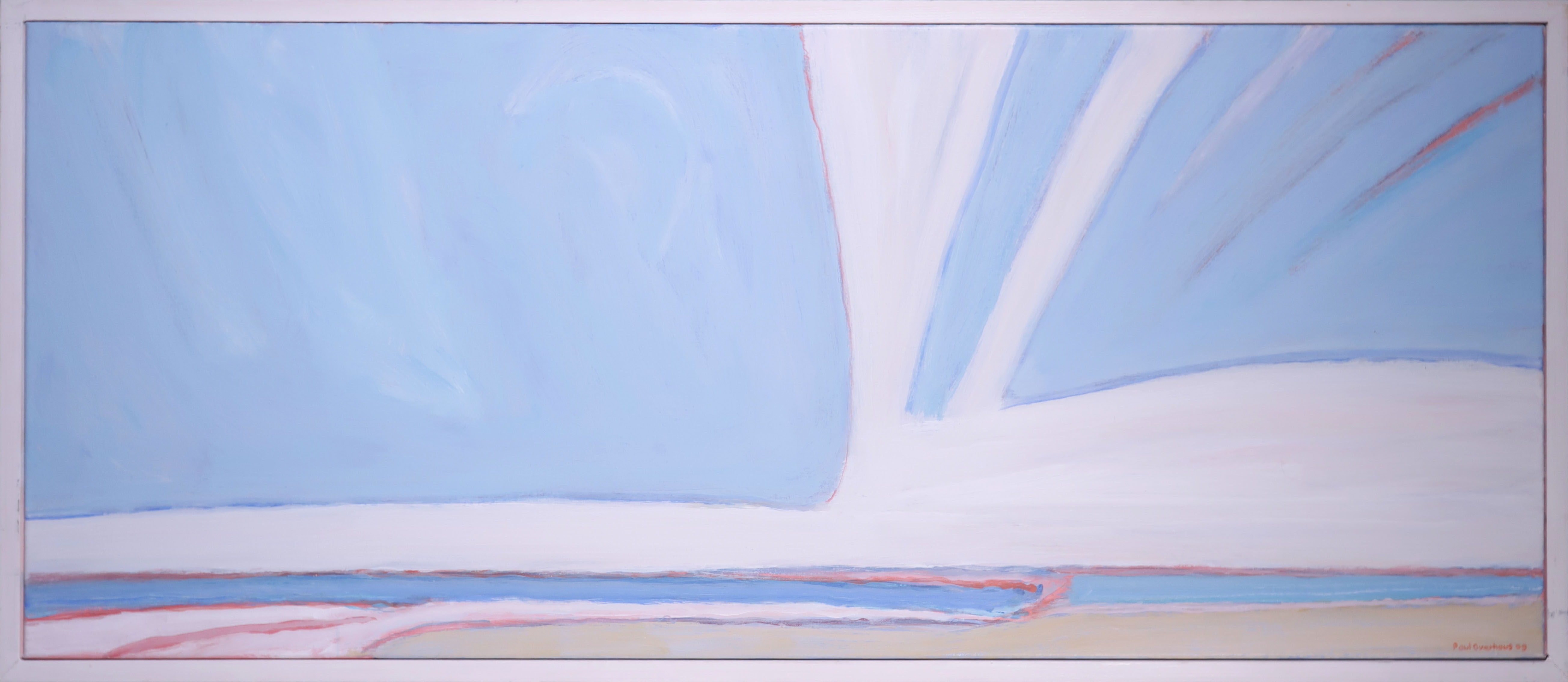 Paul Overhaus - Acryl op doek, Eindig oneindig 1 - Ingelijst (Groot) verkocht voor € 90!