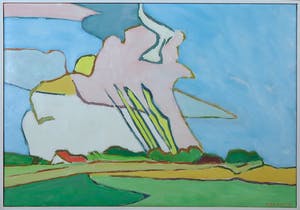 Paul Overhaus - Olieverf op doek, Noord-Hollands II - Ingelijst kopen? Bied vanaf 90!