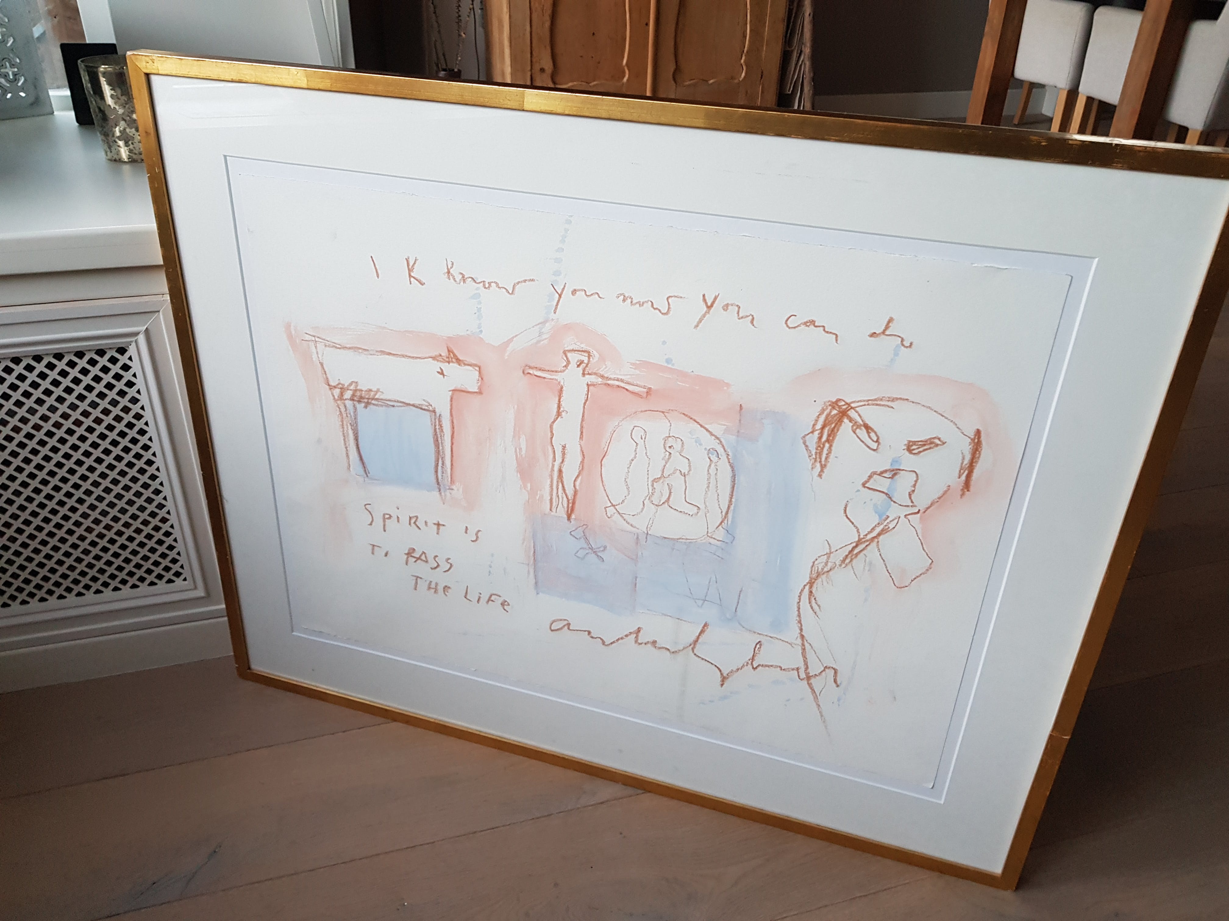 Anton Heyboer - Gemengde techniek, gesigneerd m.o. (ingelijst) kopen? Bied vanaf 149!