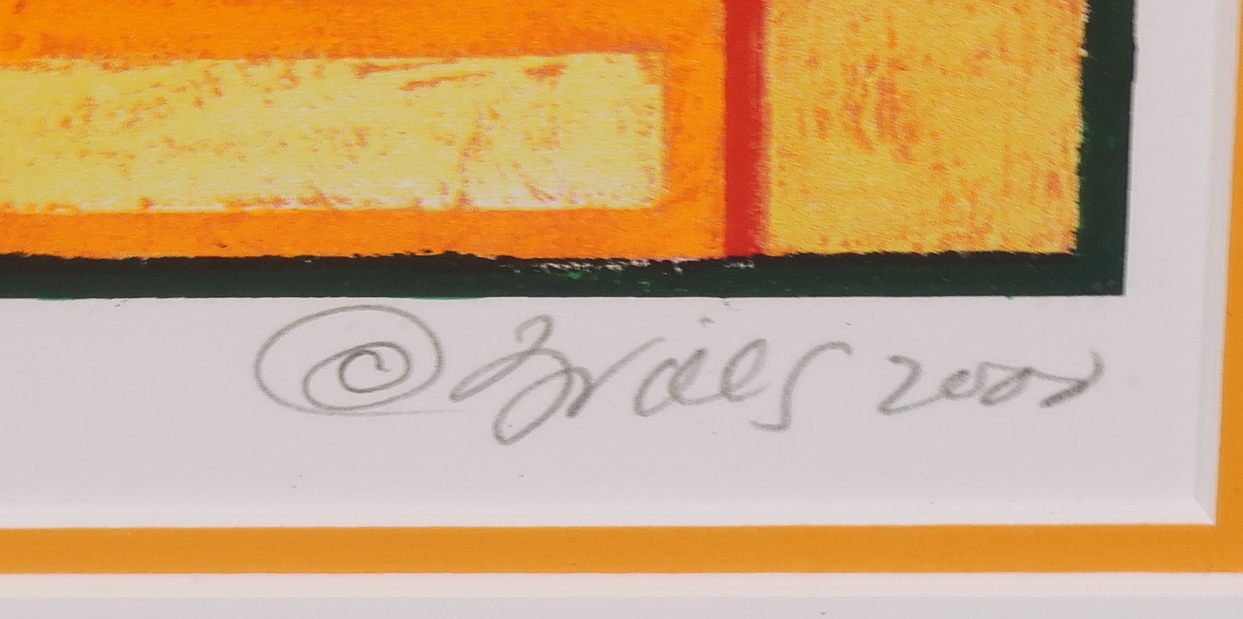 Clemens Briels - Zeefdruk, Zonder titel - Ingelijst kopen? Bied vanaf 50!