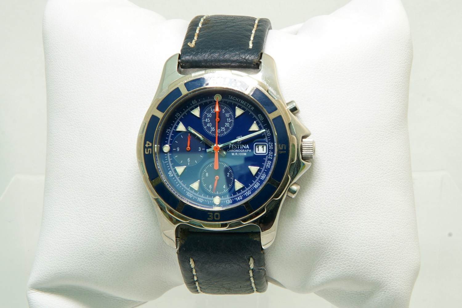 9-  Festina 9451 - WR 100m bleu version chronograaf - quartz kopen? Bied vanaf 15!