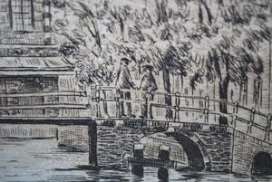 Willem Hopman - Alkmaar, Luttik Oudorp - ets, oplage 50 kopen? Bied vanaf 35!