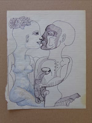 Ernst Vijlbrief - LOT VAN 2 WERKEN / ORIGINEEL WERK / 22x31cm + 21x17cm kopen? Bied vanaf 30!