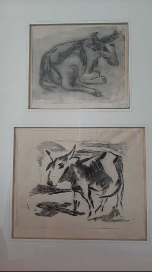 Douwe Jan van der Zweep - Zittende en staande koe kopen? Bied vanaf 55!