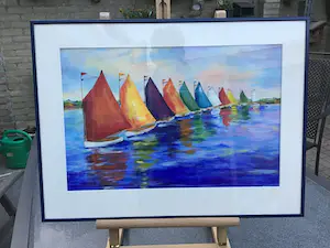 Niet of onleesbaar gesigneerd - Startlijn. kopen? Bied vanaf 1!