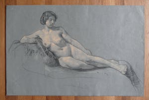 Casper Johannes Kampmeijer - liggend naakt kopen? Bied vanaf 50!