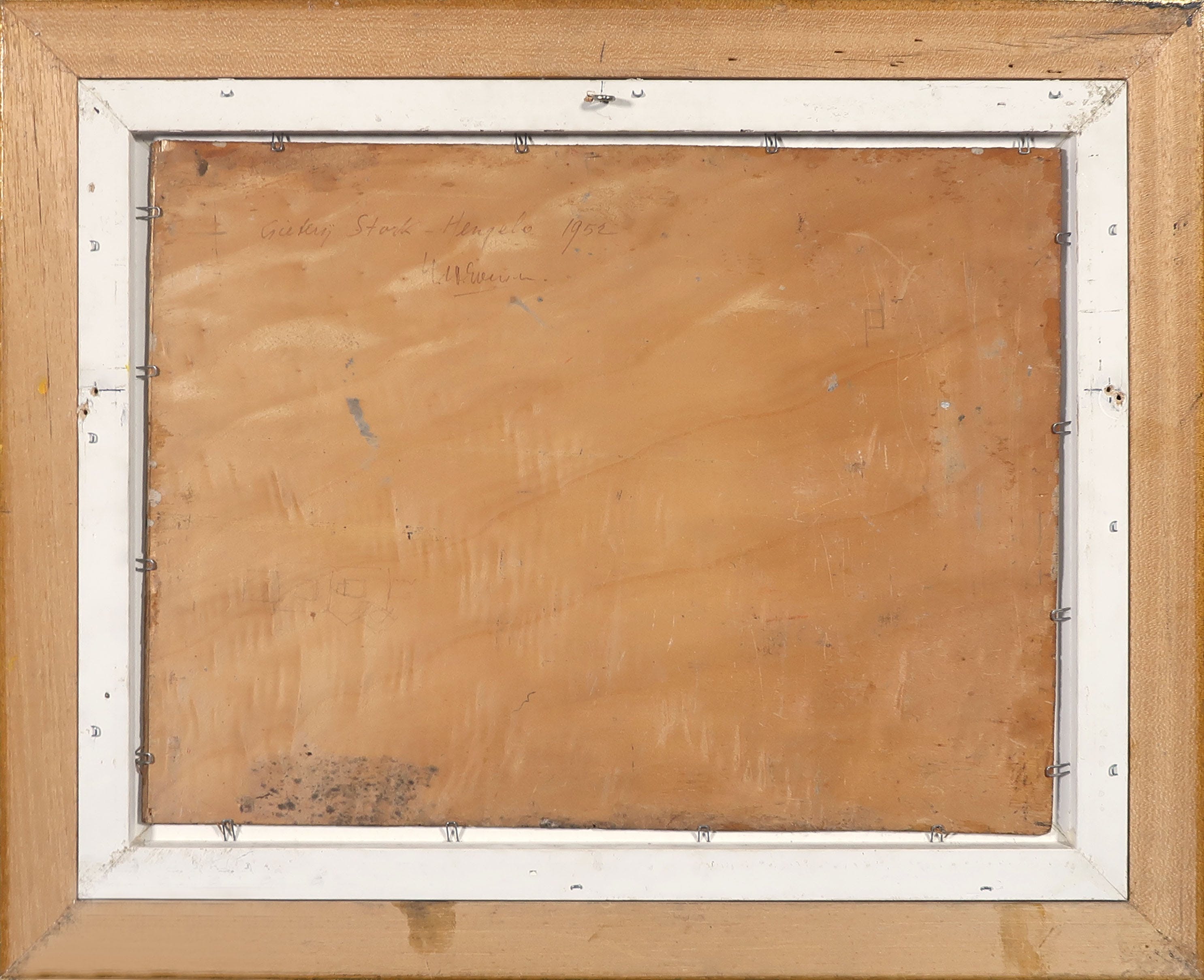 Jan Eversen - Olieverf op paneel, Studie Gieterij Stork Hengelo - Ingelijst kopen? Bied vanaf 300!