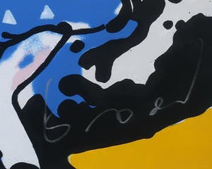 Herman Brood - Zeefdruk, Ponyride - Ingelijst kopen? Bied vanaf 250!