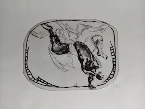 Markus Lüpertz - Titanenschlacht - 12 Kaltnadelradierungen kopen? Bied vanaf 2200!