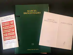 AcheterMarcel Broodthaers - James Ensor - dubbeltentoonstelling catalogus? Enchérissez de 70!