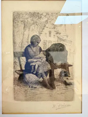 Kurt Peiser - 2 gesigneerde lithos in typische PEISER stijl kopen? Bied vanaf 200!