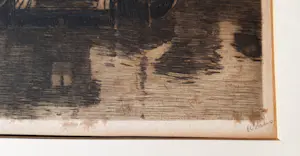 Willem Witsen - Gezicht op het Damrak kopen? Bied vanaf 200!