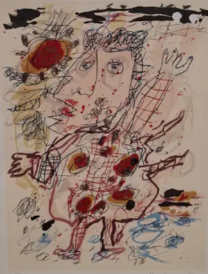 Buy Kees Salentijn - Zeefdruk, titel Onbekend? Bid from 60!