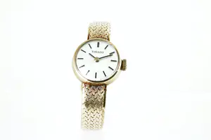 02  - Vintage  jaren 50 of 60 TISSOT geel-gouden dames polshorloge - 14 Krt. kopen? Bied vanaf 430!