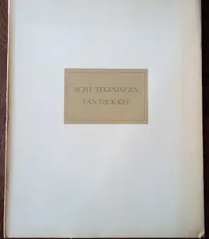 Dick Ket - Bijzondere zeldzame uitgave: Vada Map –acht tekeningen van Dick Ket kopen? Bied vanaf 95!