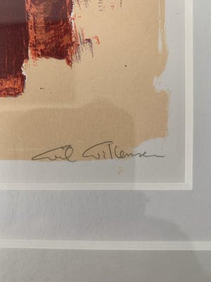 Wil Willemsen - Willemsen, Wil | 'Koppel', zeefdruk, 262/500, 40x42 cm inclusief lijst kopen? Bied vanaf 55!