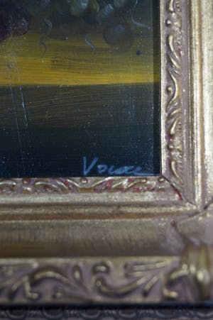 Niet of onleesbaar gesigneerd - 5 stillevens, druiven en een uiltje kopen? Bied vanaf 1!
