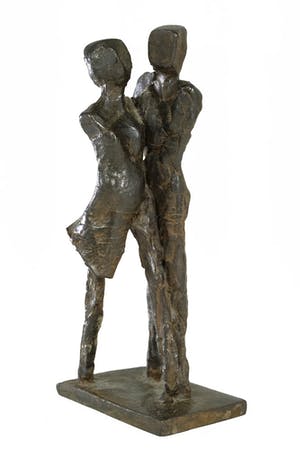 Renee van Leusden - Bronzen beeld van man en vrouw kopen? Bied vanaf 1!