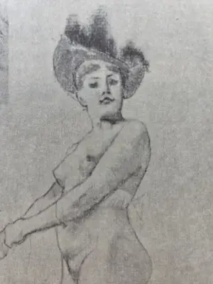 Felicien Rops - Studie Pornocrates. 1905. kopen? Bied vanaf 89!