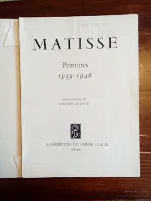 Henri Matisse - Peintures 1939-1946 kopen? Bied vanaf 50!