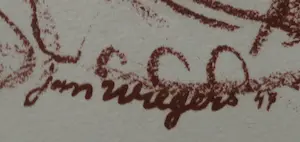 Jan Wiegers - Litho: Alpenlandschap rond Intragna - 1947 kopen? Bied vanaf 35!