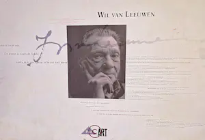 Wil van Leeuwen - Grote expressionistische gouache - "Vreugdedans" - fraai ingelijst - gesigneerd kopen? Bied vanaf 47!