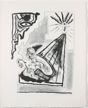 Lucebert - Litho uit het portfolio Fantasia - Ingelijst kopen? Bied vanaf 1!