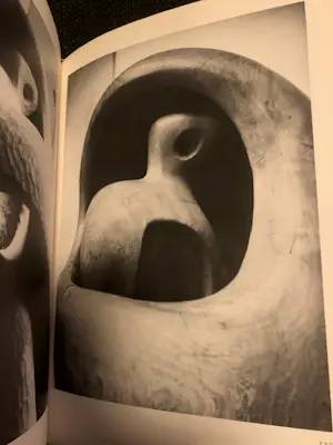 Buy Henry Moore - wood sculpture? Bid from 33!