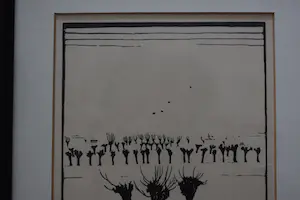 Jan Wittenberg - houtgravure - Knotwilgen kopen? Bied vanaf 110!